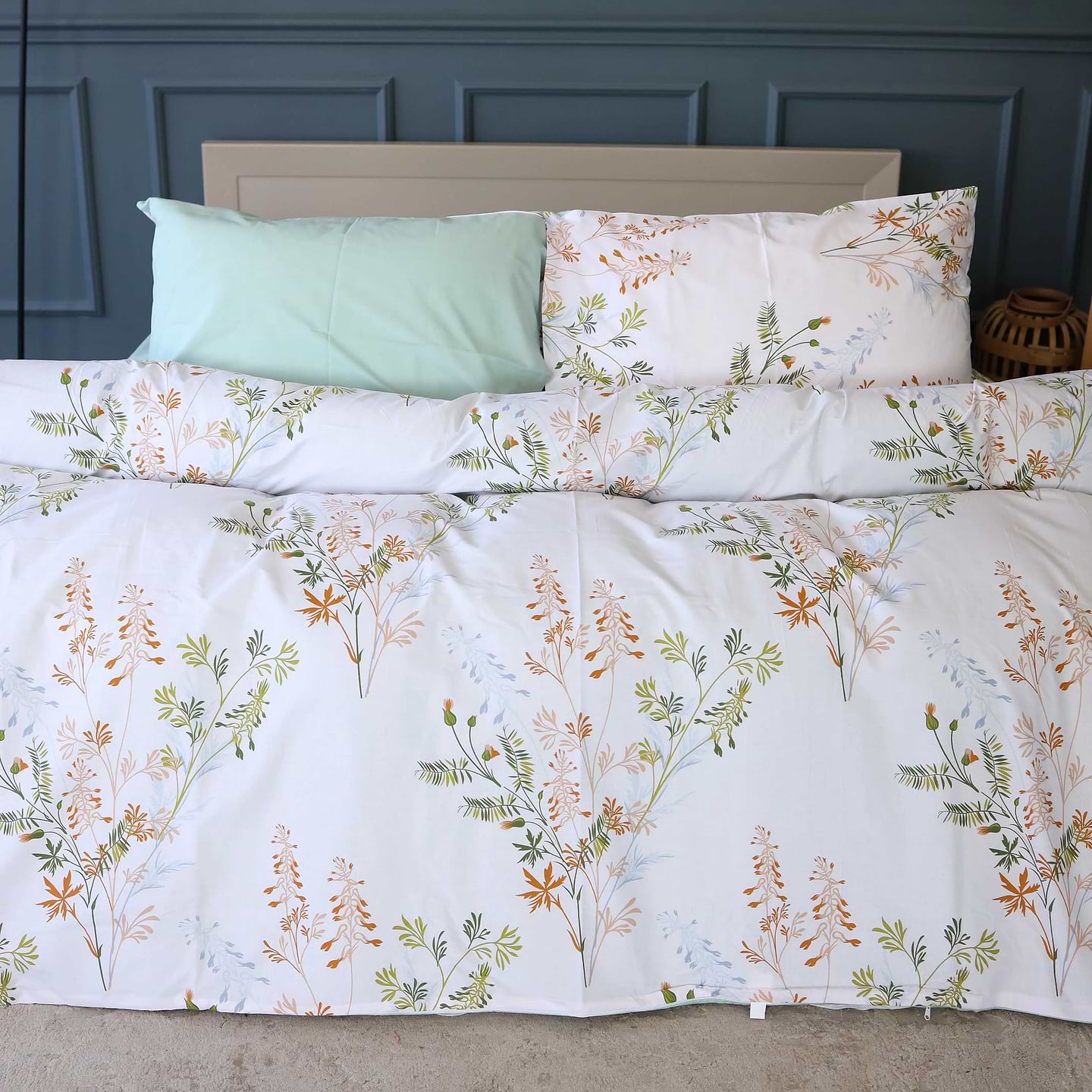 Комплект постільної білизни дитячий MirSon 110x140 см 17-0957 Botanical Meadow Бязь (2200013183242)